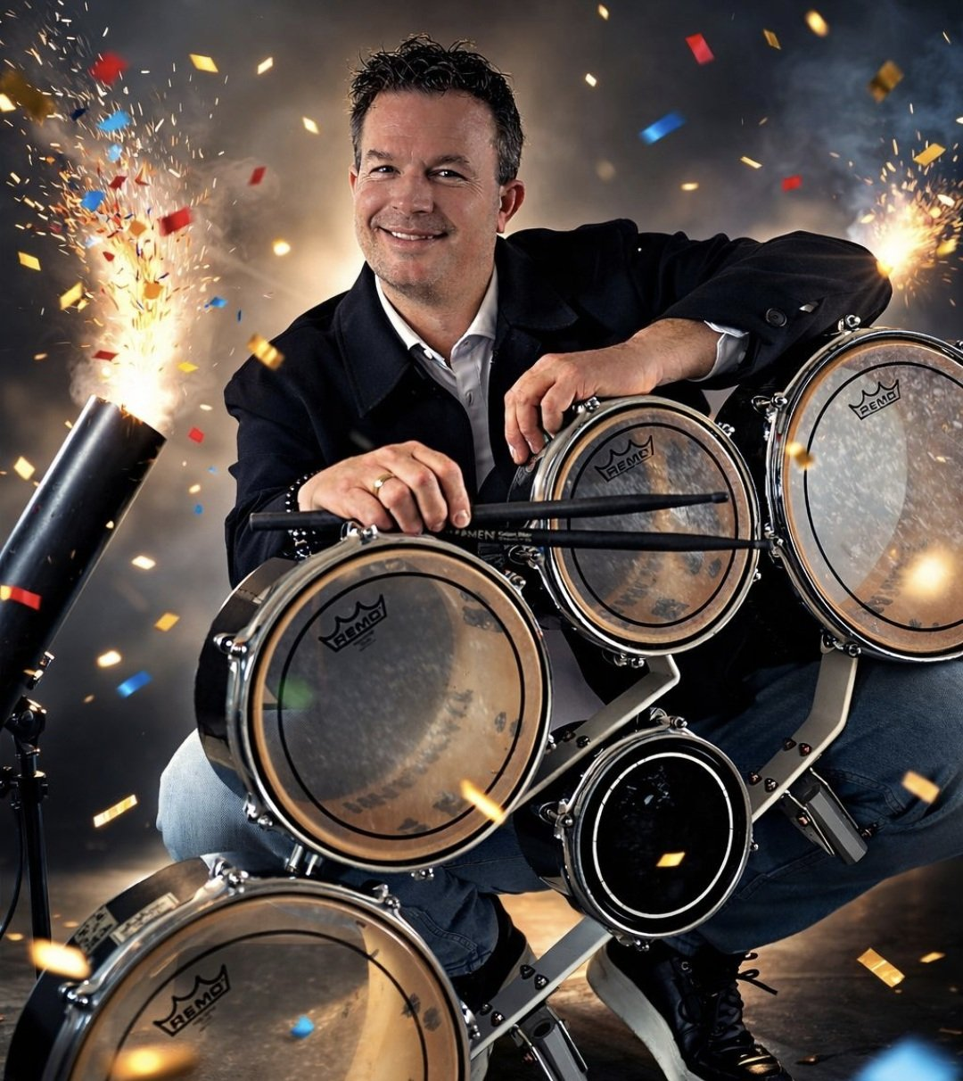 Feestganger Martijn Stam