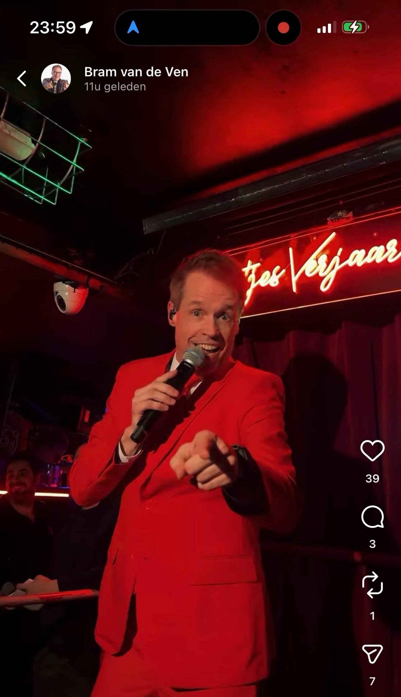 Dave van de Dam  optreden 2